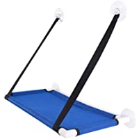 Galapara Ventana de Gato Cama de Hamaca con Percha de enfriamiento Cubierta Transpirable Ventosas de Ventana Asiento…